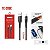 CABO DE DADOS USB PARA TYPE-C TURBO 1.2M 5V 3A TOMATE TC-209C - Imagem 3