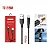 CABO DE DADOS USB PARA V8 TURBO 1.2M 5V 2.4A TOMATE TC-215M - Imagem 1