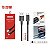 CABO DE DADOS TURBO USB PARA V8 1.2M 5V 2.4A TOMATE TC-201M - Imagem 2