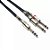 CABO DE AUDIO CONECTOR 6,35MM PARA 2X 6,35MM 3M TOMATE MCB-048A - Imagem 2