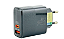 CARREGADOR TYPE-C COM  PORTA USB E TYPE-C 20W TOMATE TT-2001UC - Imagem 3