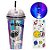 COPO DE PLASTICO ASTRONAUTA COM LED 450ML TOMATE AK-4511 - Imagem 3