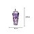 COPO DE PLASTICO UNICORNIO COM LED 450ML TOMATE AK-4515 - Imagem 3
