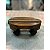 Suporte Carrinho Para Vaso 25cm Redondo Madeira Pinus Com Verniz - Imagem 3