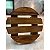 Suporte Carrinho Para Vaso 25cm Redondo Madeira Pinus Com Verniz - Imagem 4