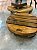 Suporte Para Vaso De Plantas Redondo Pinus Suporte 39 cm Jardim Suculentas Carrinho - Imagem 4
