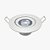 Luminária Spot Led Redondo 3W 3000K  21005 - Imagem 3