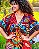 VESTIDO BATINHA-  COLEÇÃO ENCANTO FLORAL- PINK - Imagem 1