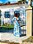 VESTIDO GIOVANNA-  COLEÇÃO - CASARÕES E AZULEJOS-AZUL - Imagem 1