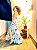 VESTIDO CAMILA ESTILO FARM - VISCOCREPE - AZUL- TAMANHO - ÚNICO - Imagem 3