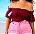 BLUSA CIGANA-VISCOSE-VINHO- TAMANHO - ÚNICO - Imagem 1