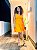 VESTIDO LAIS-VISCOCREPE-LARANJA- TAMANHO - ÚNICO - Imagem 1