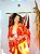 CONJUNTO KIMONO LETÍCIA -  COLEÇÃO - VERÃO -LARANJA - Imagem 2