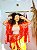 CONJUNTO KIMONO LETÍCIA -  COLEÇÃO - VERÃO -LARANJA - Imagem 3