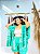 CONJUNTO KIMONO LETÍCIA -  COLEÇÃO - VERÃO -VERDE - Imagem 2