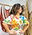 CROPPED BRUNA -  COLEÇÃO - ALTO VERÃO-COLORIDO - Imagem 1