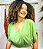 CROPPED CLARA -  COLEÇÃO - ALTO VERÃO-VERDE - Imagem 1