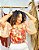 BLUSA REBECA -  COLEÇÃO - VERÃO EUROPEU -SALMÃO - Imagem 2