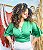 CROPPED MAYSA-  COLEÇÃO - ALTO VERÃO-VERDE - Imagem 1