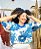BLUSA GOLINHA - ALTO VERÃO - AZUL -VISCOSE PRÉ LAVADO - Imagem 3