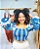 CROPPED LASTEX- ALTO VERÃO - AZUL -VISCOSE PRÉ LAVADO - Imagem 5