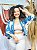 KIMONO LASTEX - ALTO VERÃO -AZUL - VISCOSE PRÉ LAVADO - Imagem 3