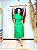 VESTIDO AMÁLIA - ITÁLIA-VERDE- VISCOSE 70% LINHO 30% - Imagem 2