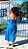 VESTIDO GIULIA - ITÁLIA-AZUL- VISCOSE 70% LINHO 30% - Imagem 2