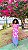 CONJUNTO LIDIA ESTAMPADO-FLUIDI-ROSA E AZUL- TAMANHO - ÚNICO - Imagem 1