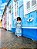 VESTIDO GRÉCIA C/ MANGA PRINCESA - COLEÇÃO AZULEJOS - AZUL - Imagem 4