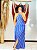 VESTIDO BIANCA -ITÁLIA-AZUL - CREPE DE SEDA - Imagem 1