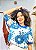 BLUSA GOLINHA - ALTO VERÃO - AZUL -VISCOSE PRÉ LAVADO - Imagem 3