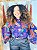 BLUSA BOTÕES - TROPICAL VIBRANTE -ESTAMPADO - VISCOSE PRÉ LAVADO - Imagem 5