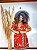 VESTIDO PRISCILLA- ESTAÇÕES-LARANJA-VISCOSE PRÉ LAVADO ,GRAMADURA 140 - Imagem 4
