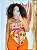 BLUSA PRISCILLA- ESTAÇÕES-LARANJA -VISCOSE PRÉ LAVADO ,GRAMADURA 140 - Imagem 3