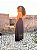 VESTIDO LUZ- OUTONO-LINHO - PRETO - Imagem 2
