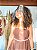 VESTIDO BEATRIZ -CURTO - OUTONO-LINHO TOPÁZIO - MARROM - Imagem 3