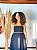 VESTIDO BEATRIZ - OUTONO-LINHO TOPÁZIO - PRETO - Imagem 3