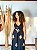 VESTIDO LAÇO - OUTONO-CREPE BORDADO- PRETO - Imagem 4