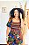 SHORT VISCOSE - FLOR DO SERTÃO -COLORIDO - VISCOSE PRÉ LAVADO - Imagem 4