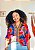 BLUSA ANGELITA - ESTAÇÕES - FLORES-VISCOSE PRÉ LAVADO - Imagem 4