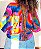 BLUSA ANGELITA - ESTAÇÕES - FLORES-VISCOSE PRÉ LAVADO - Imagem 2