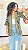 KIMONO  - BOHO CHIC-VERDE - VISCOSE PRÉ LAVADO - Imagem 1