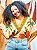 CROPPED MORCEGO - BELEZA TROPICAL- LARANJA-VISCOSE PRÉ LAVADO - Imagem 1