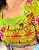 BLUSA PRINCESA - LÍDIA - BOHO - COR PREDOMINANTE- VERDE -VISCOSE PRÉ LAVADO - Imagem 2