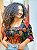 BLUSA PRINCESA - LÍDIA - BOHO - COR PREDOMINANTE- VERMELHO  -VISCOSE PRÉ LAVADO - Imagem 2