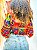 BLUSA PRINCESA - LÍDIA - BOHO - COLORIDO -VISCOSE PRÉ LAVADO - Imagem 3