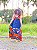 VESTIDO LÍDIA  - BOHO - AZUL-VISCOSE PRÉ LAVADO - Imagem 2