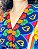 CROPPED LÍDIA  - BOHO - AZUL-VISCOSE PRÉ LAVADO - Imagem 2
