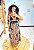 VESTIDO BEATRIZ - BOHO -COR PREDOMINANTE- PRETO- VISCOSE PRÉ LAVADO - Imagem 1